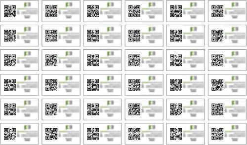 QR-Code Etiketten fortlaufende Nummer Barcode Wartungsaufkleber inkl. Ihrem farbigen Logo | DIN A4